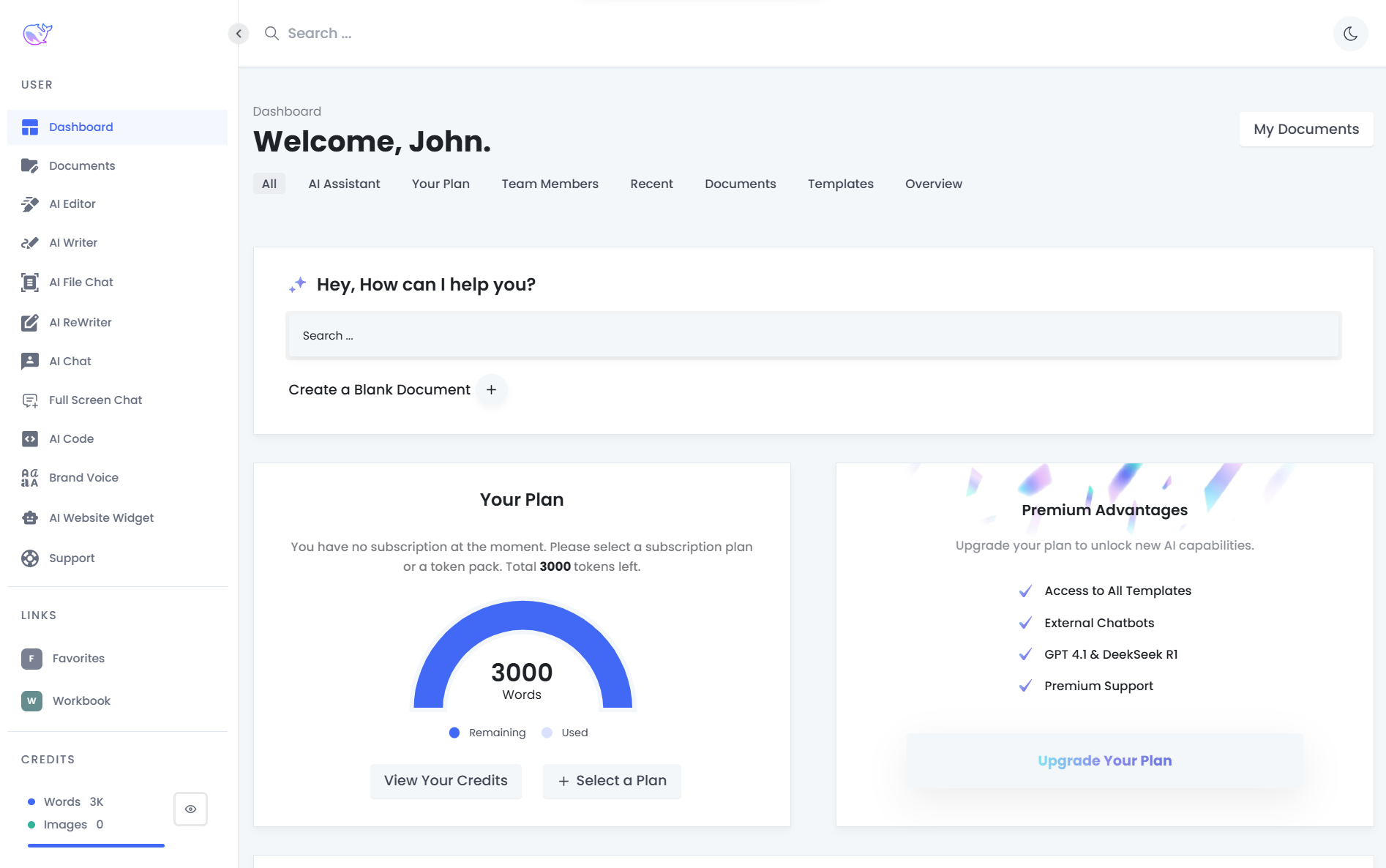 Image of MaxDeepSeek dashboard